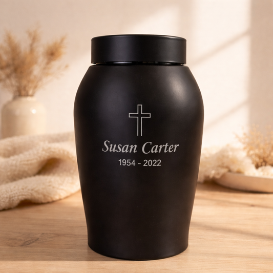 Custom Engraved Memorial Cremation Urn