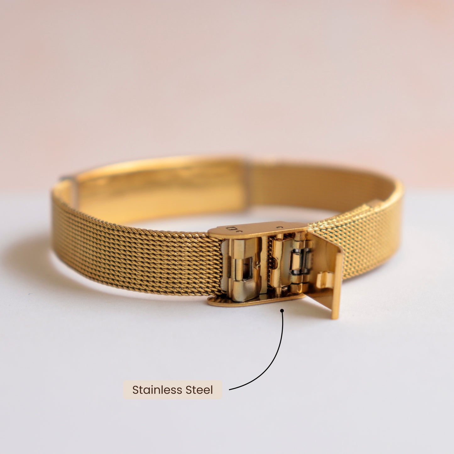 Medical ID Alert Mesh Bracelet for Women