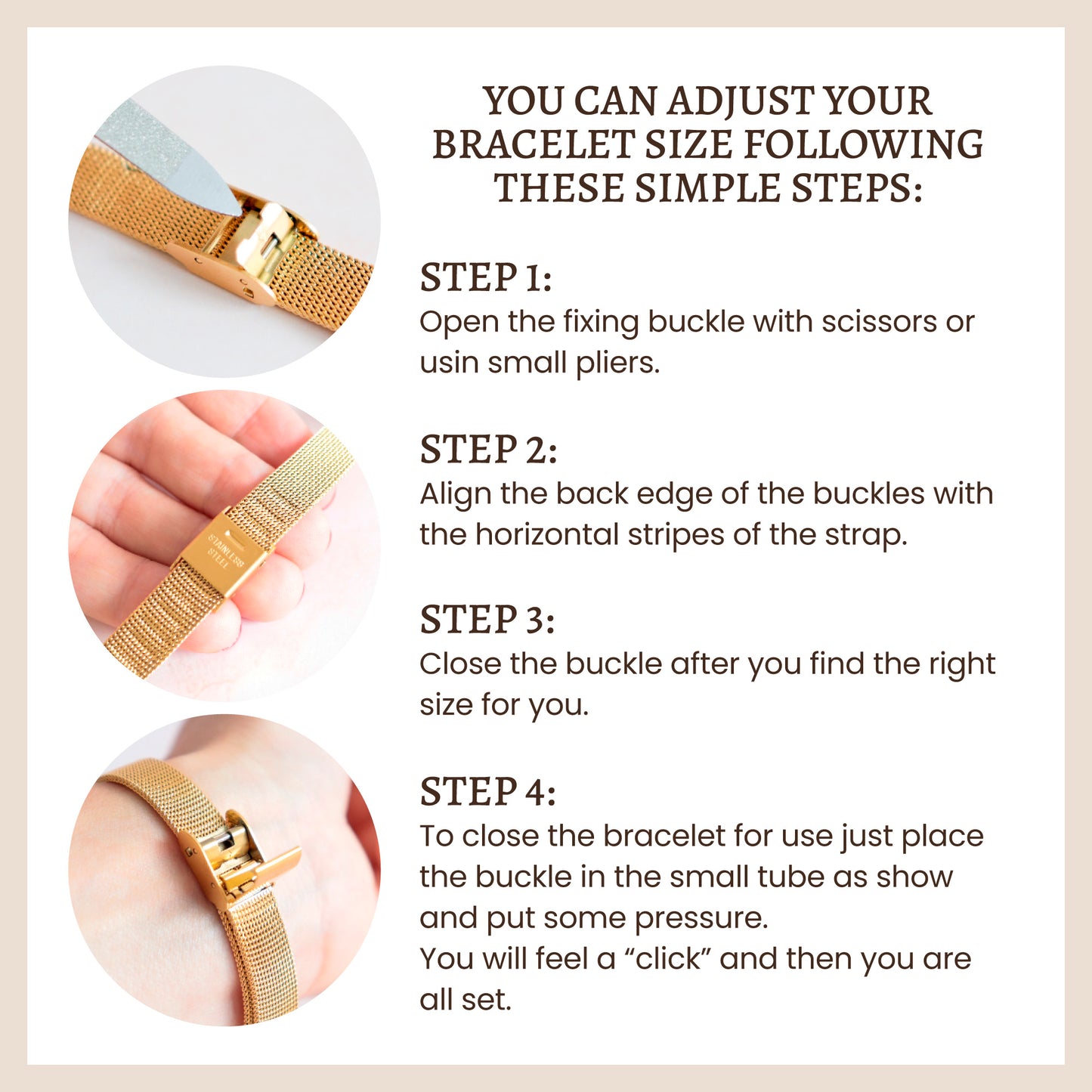 Medical ID Alert Mesh Bracelet for Women