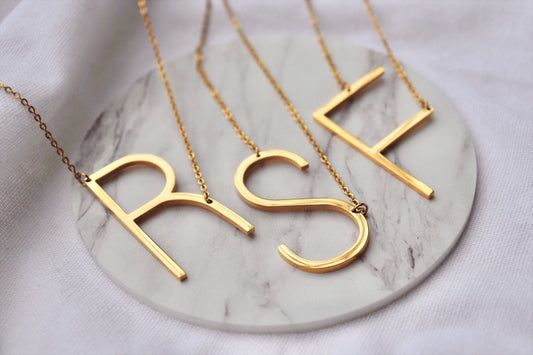 Large Initial Letter Necklace