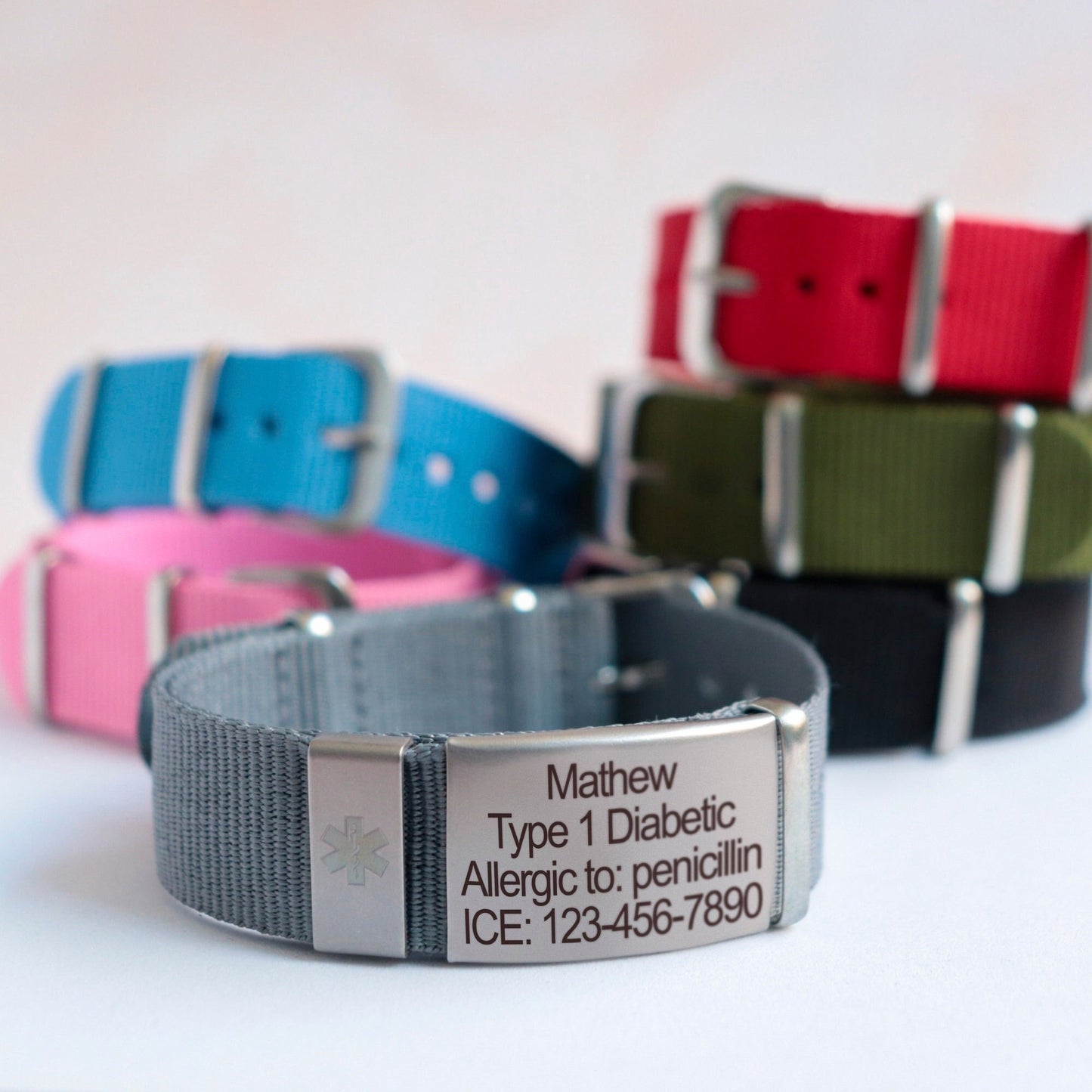 Emergency Sport Fabric Bracelet