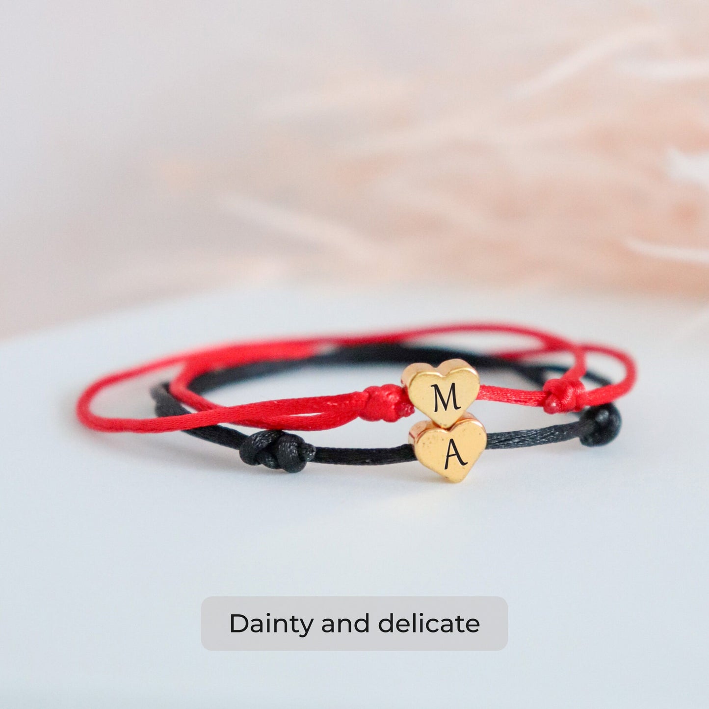 Custom String Tiny Charm Bracelet
