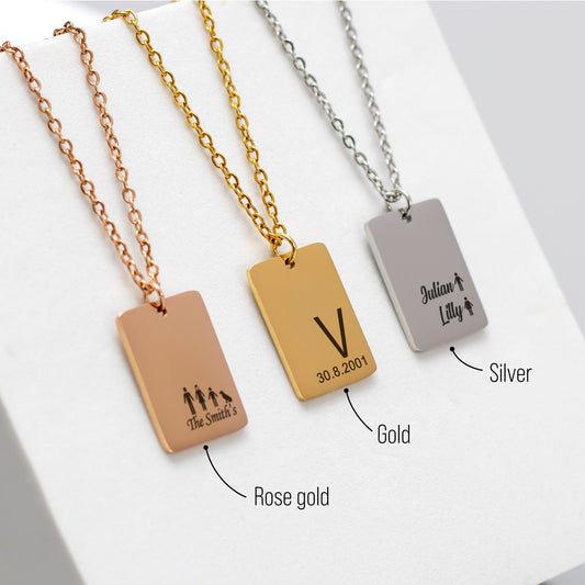 Custom engraved necklace for mom with kids names, engraved grandmother necklace, mother's day gift, personalized bonus mom name necklace