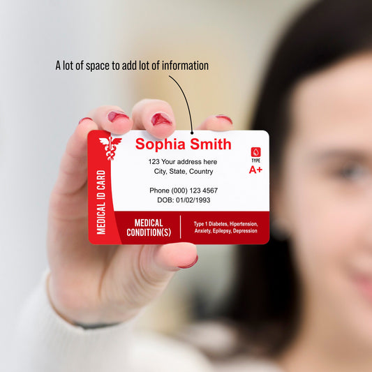 Medical ID Wallet Card