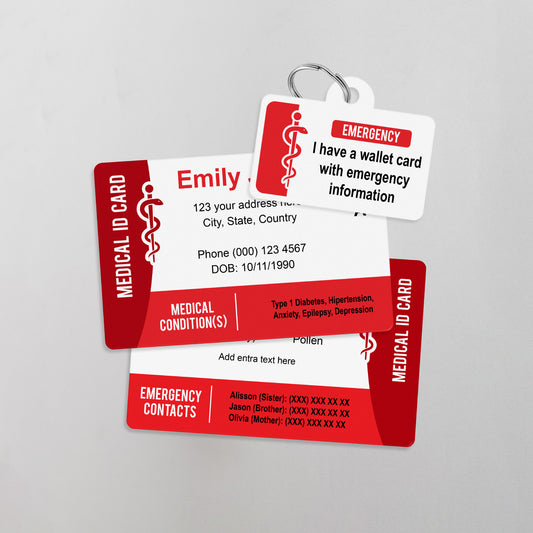 Medical ID Wallet Card