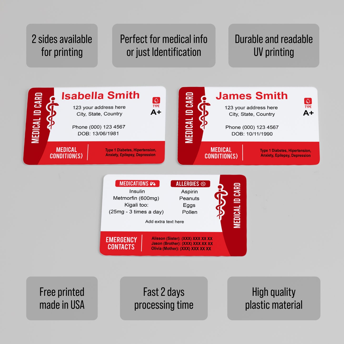 Medical Card ID for Wallet