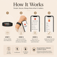 Smart NFC Medical Alert ID Silicone Bracelet