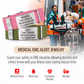 Emergency Fabric ID Alert Bracelet