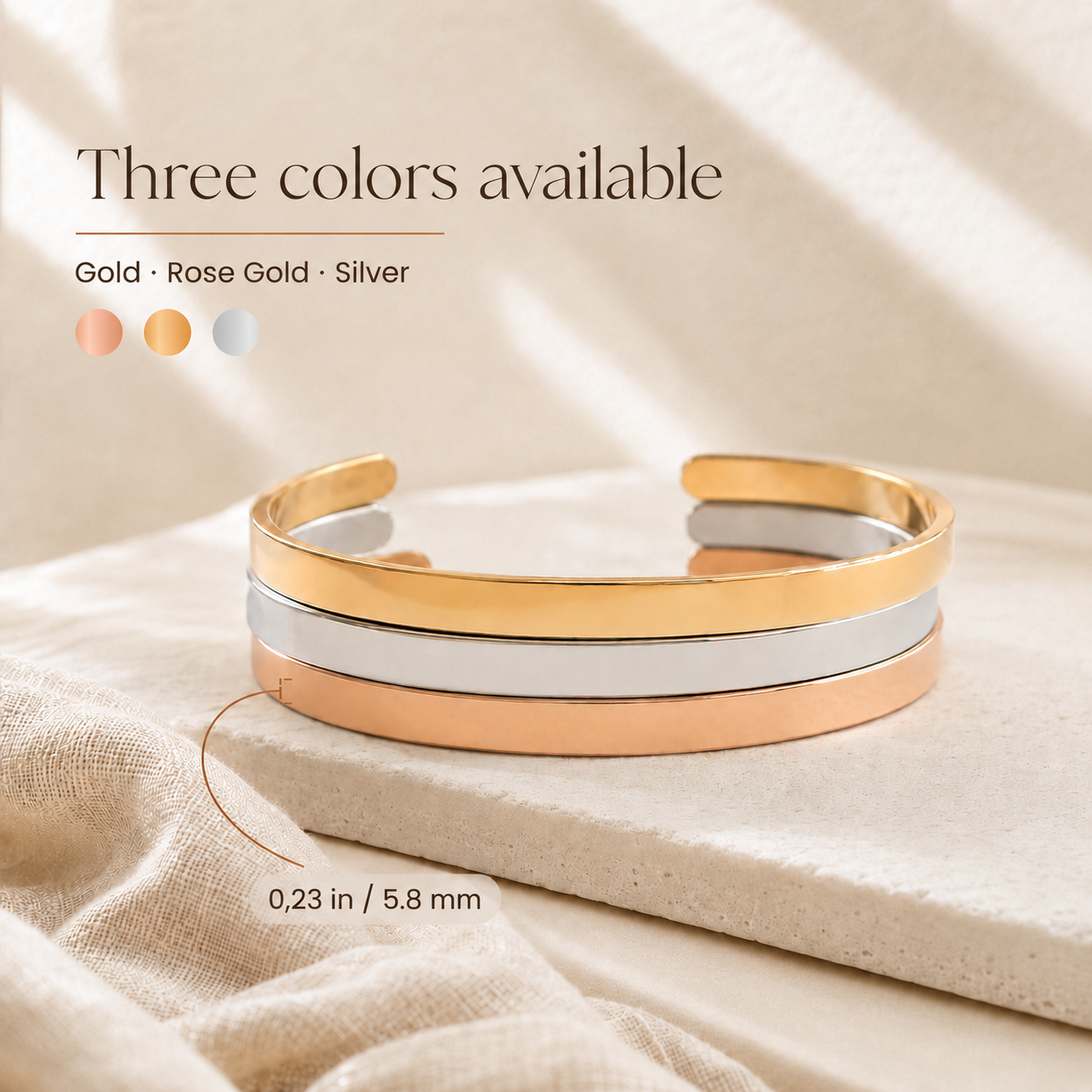 Women’s Engraved Medical ID Bracelet