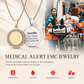 Crystal Medical ID Necklace