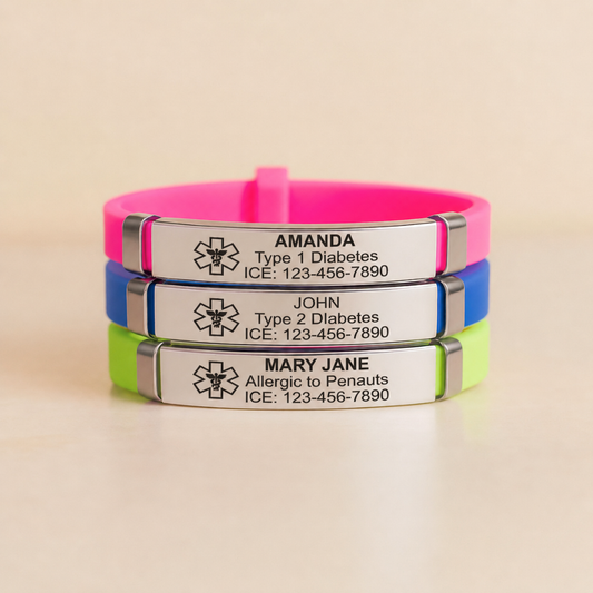 Kids’ Engraved Medical ID Bracelet