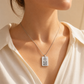 QR Code Medical ID Pendant Necklace