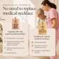 QR Code Medical ID Pendant Necklace