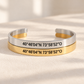 Custom engraved bar coordinate bracelet