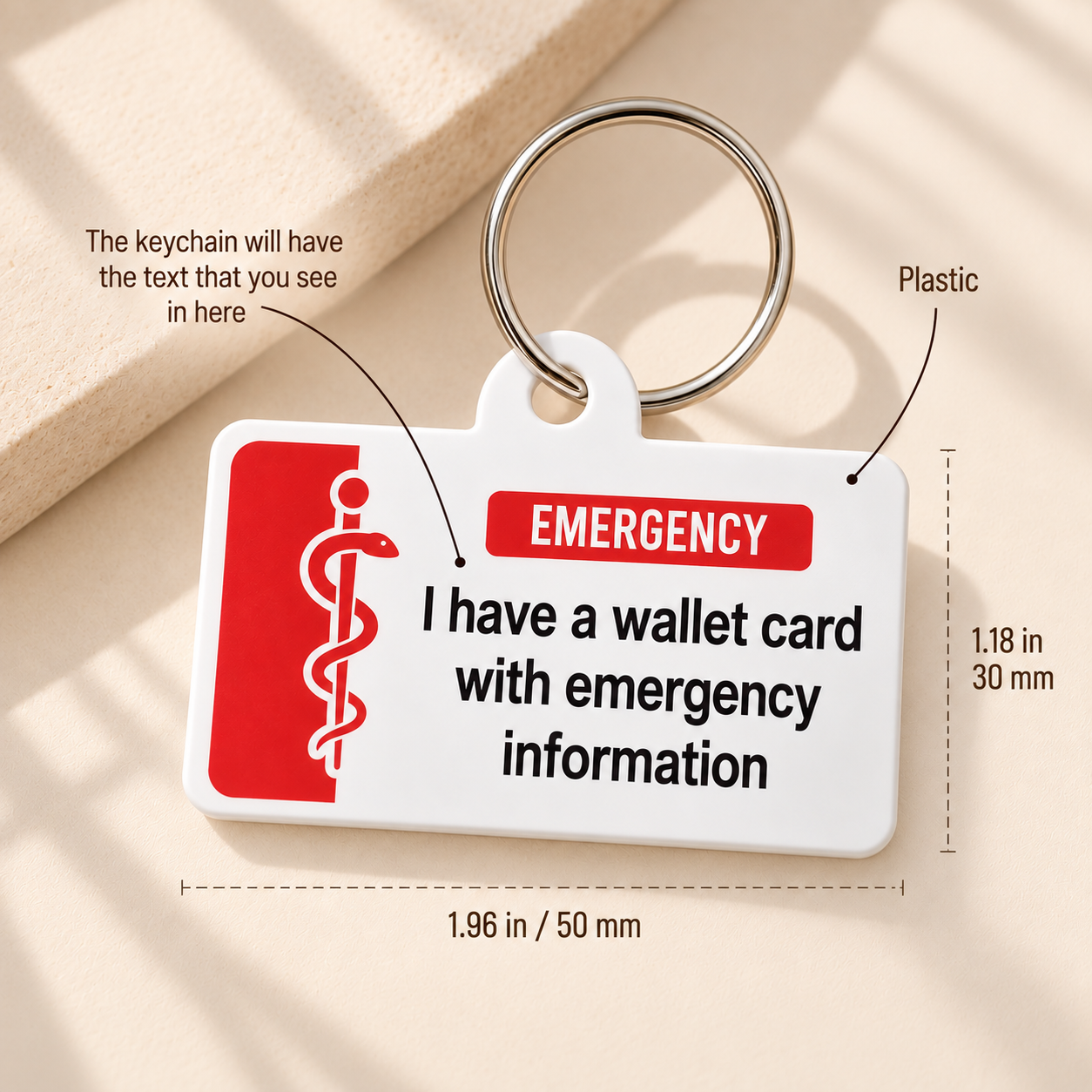Medical ID Wallet Card