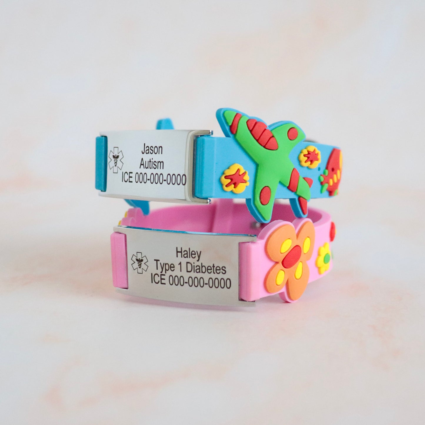 Custom ID Kids Emergency Bracelet