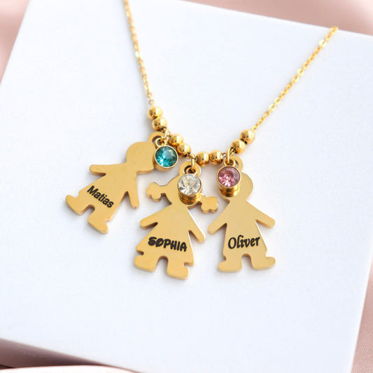 Custom Engraved Mom Necklace