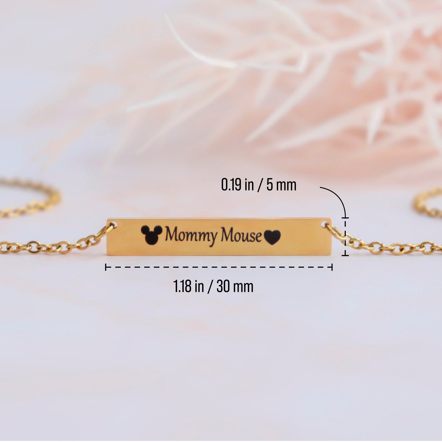 Personalized disney family necklace for women, Custom disney magic kingdom coordinates necklace, mama mouse, christmas disney lover gift