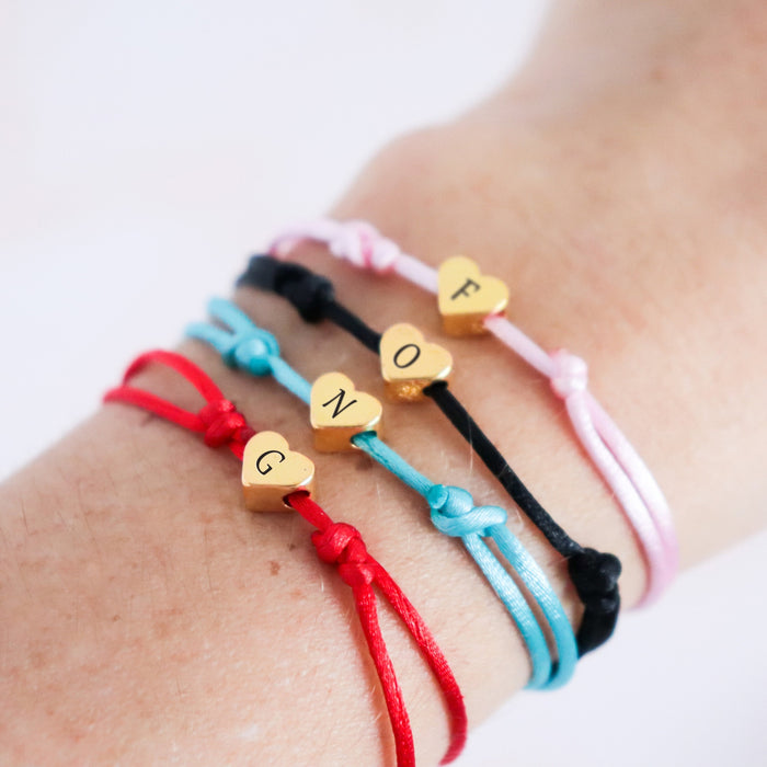 Personalized String Tiny Charm Bracelet