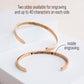 Custom engraved bar coordinate bracelet