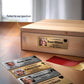 Personalized Memorial Urn Nameplate: Stainless Steel Ashes Box Plaque - photo 4
