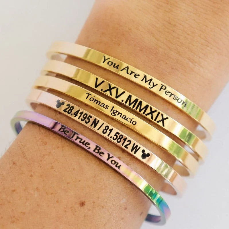 Personalized Matching Bracelets