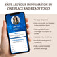 Medical ID Smart QR Code Pendant Necklace