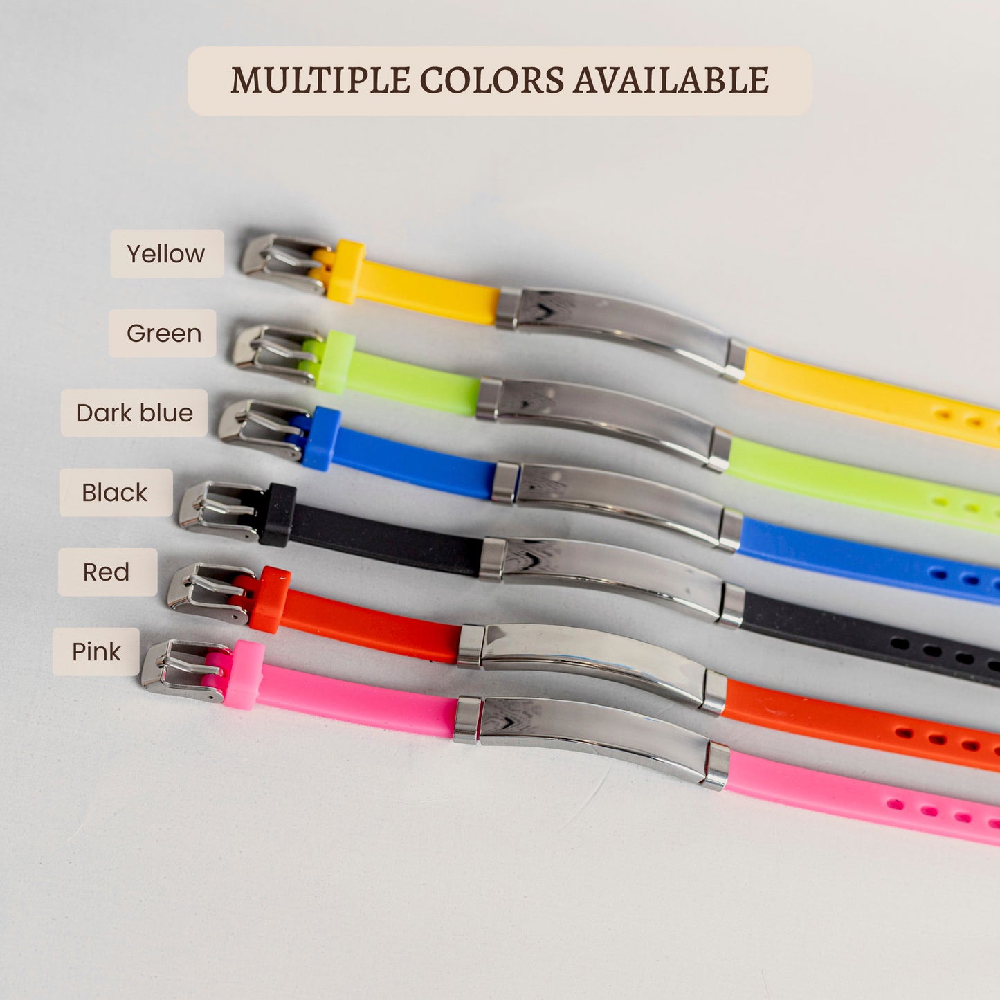 Custom Engraved Kids Emergency Bracelet