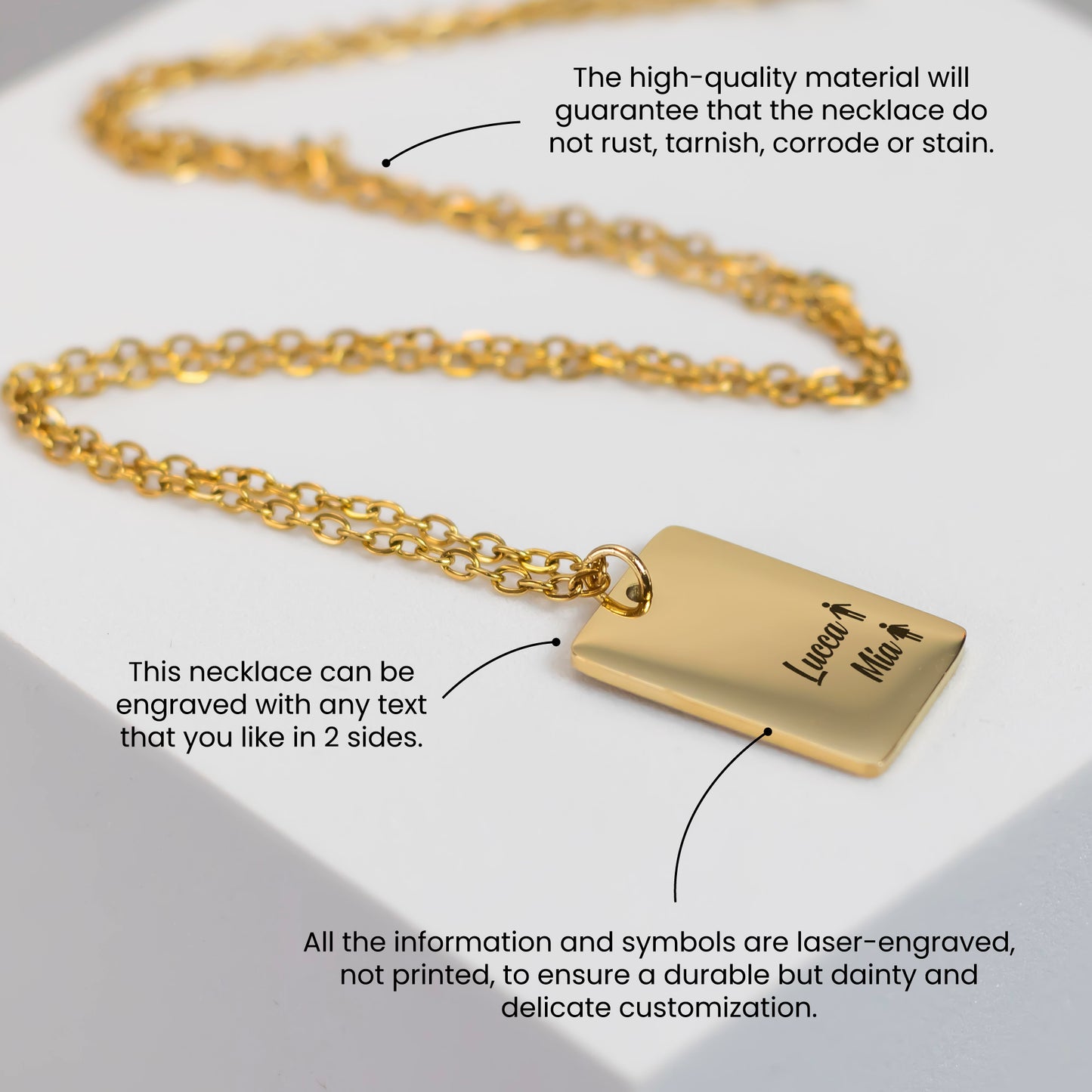 Custom engraved necklace for mom with kids names, engraved grandmother necklace, mother's day gift, personalized bonus mom name necklace